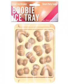 Boobie Ice Cube Tray Assorted Shapes 2 Pack
