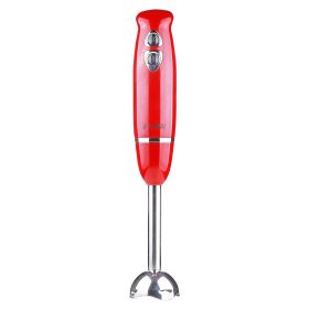 5 Core Handheld Blender, Electric Hand Blender 8-Speed 500W (size: Red Stick)